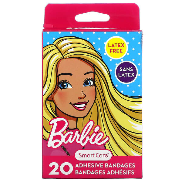 Smart Care, Barbie, Adhesive Bandages, 20 Bandages