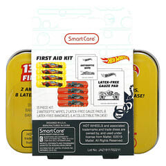 Smart Care, First Aid Kit, Hot Wheels, 13 Piece Kit