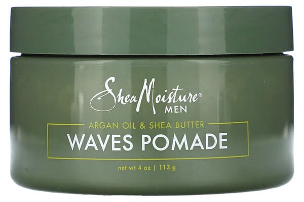 SheaMoisture, Hombre, Pomada Waves, aceite de argán y manteca de karité`` 113 g (4 oz)