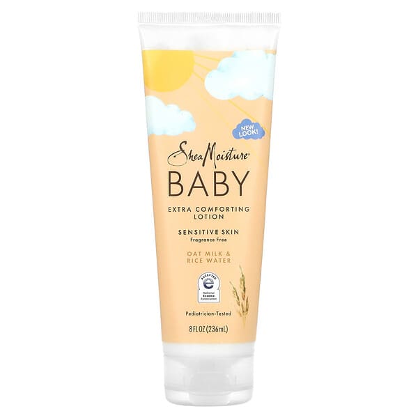 SheaMoisture, ベビー、エクストラコンフォーティングローション、オーツミルク＆ライスウォーター、無香料、236ml（8液量オンス）