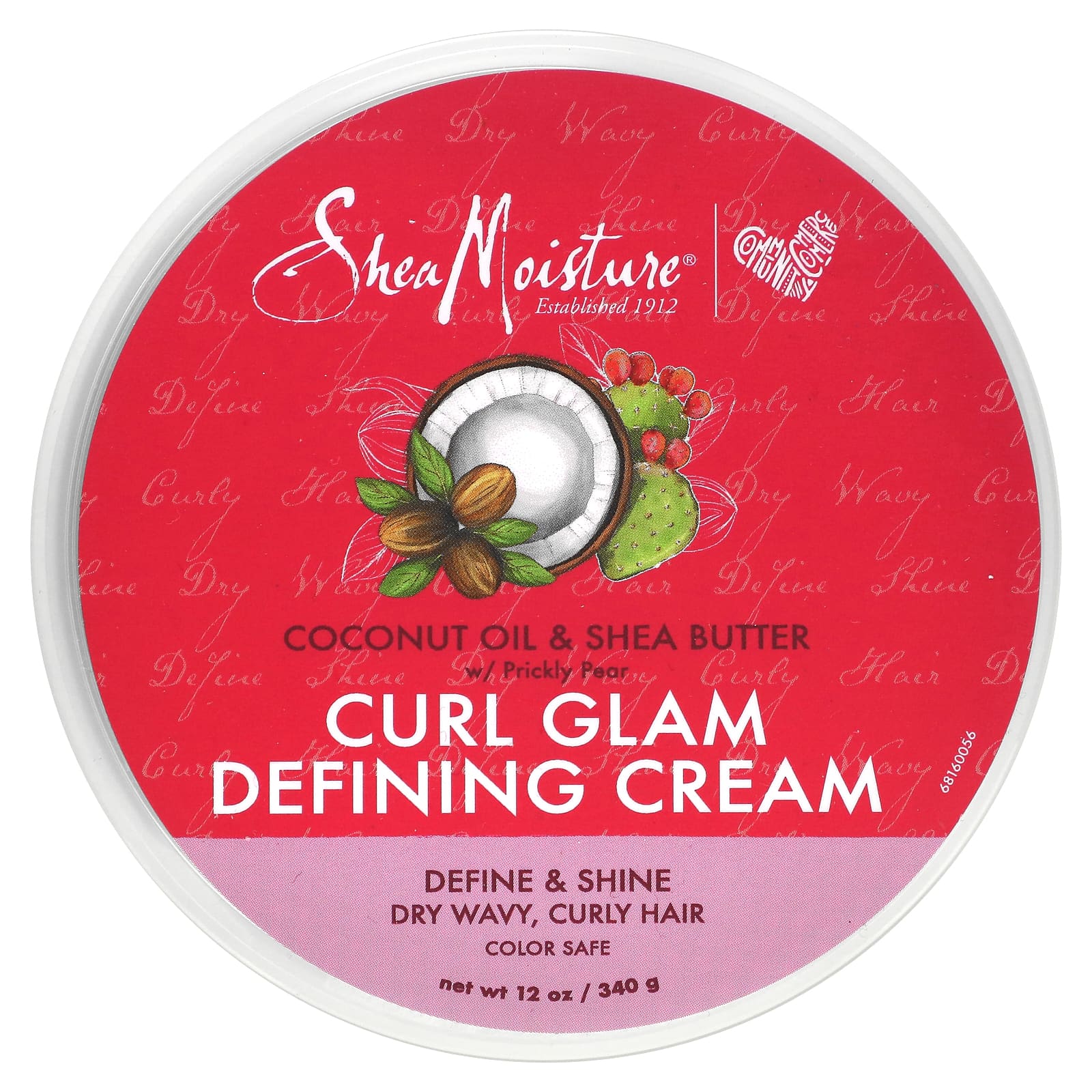 Sheamoisture Curl Glam Defining Cream Dry Wavy Curly Hair Coconut Oil And Shea Butter W 1530