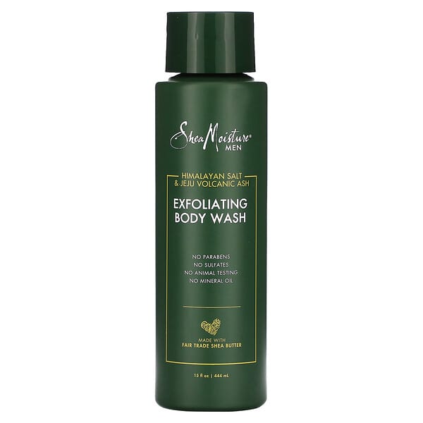 SheaMoisture, Men, Exfoliating Body Wash, Himalayan Salt & Jeju