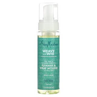 SheaMoisture, Weave and Wig, Flyaway & Wrap Mousse with Aloe Vera, 7.5 fl oz (222 ml)
