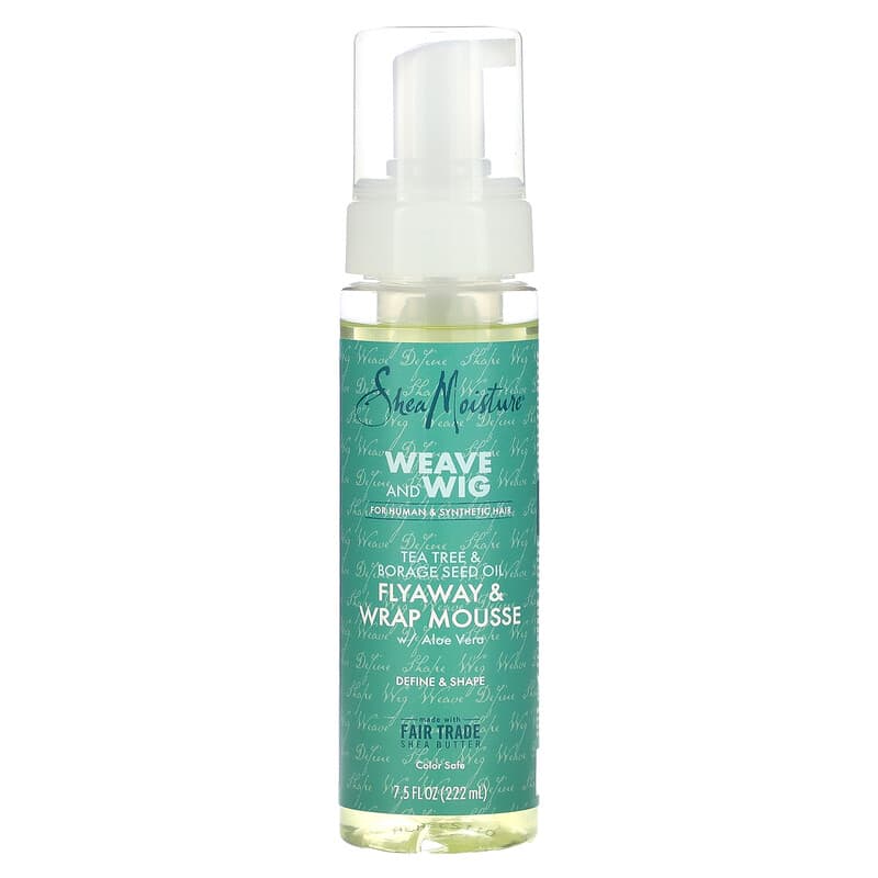 Weave and Wig, Flyaway & Wrap Mousse with Aloe Vera, 7.5 fl oz (222 ml)