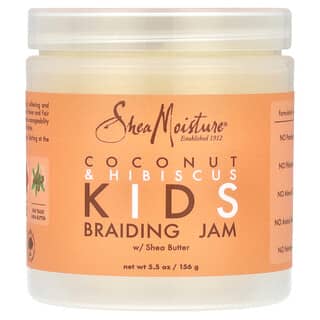 SheaMoisture, Kids Braiding Jam, кокос и гибискус с маслом ши, 156 г (5,5 унции)