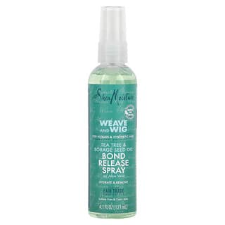SheaMoisture, Weave and Wig, Bond Release Spray w/ Aloe Vera, Tea Tree & Borage Seed Oil, 4.1 fl oz (121 ml)