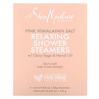 SheaMoisture, Pink Himalayan Salt, Relaxing Shower Steamers w/ Clary Sage & Neroli Oil, 5 Steamers, 0.8 oz (23 g) Each