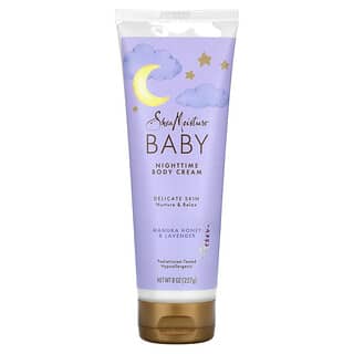 SheaMoisture, Baby, Nighttime Body Cream, Manuka Honey & Lavender, 8 oz (227 g)