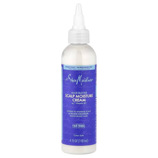 SheaMoisture, 두피 모이스처 크림, 알로에 버터, 118ml(4fl oz)