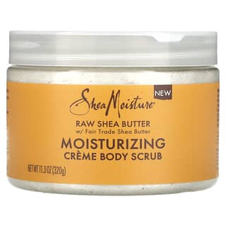 SheaMoisture, Raw Shea Butter, Moisturizing Crème Body Scrub, 11.3 oz (320 g)