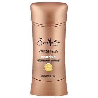 SheaMoisture, Izzadásgátló dezodor, hidratáló, nyers shea vaj és hialuronsav, 2,6 uncia (74 g)
