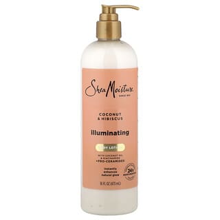 SheaMoisture, Loción corporal iluminadora, Coco e hibisco, 473 ml (16 oz. líq.)