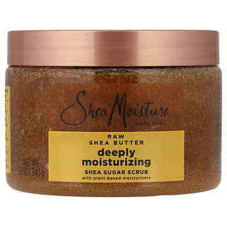 SheaMoisture, Lulur Gula Shea, Sangat Melembapkan, Mentega Shea Mentah, 340 g (12 ons)