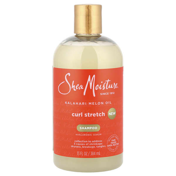 SheaMoisture, Šampón na natiahnutie kučier, olej z melónu Kalahari, 384 ml