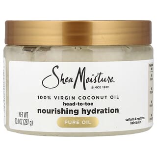 SheaMoisture, Head-To-Toe Nourishing Hydration, 100% Virgin Coconut Oil, 10.1 oz (287 g)