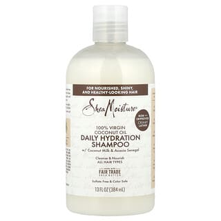 SheaMoisture, Champú de hidratación diaria con leche de coco y acacia senegal, 384 ml (13 oz. Líq.)