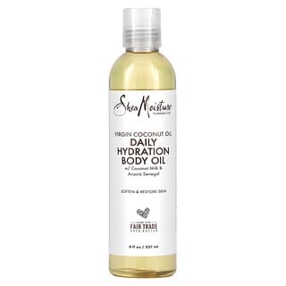 SheaMoisture, 100% Virgin Coconut Oil, Daily Hydration Body Oil, 8 fl oz (237 ml)