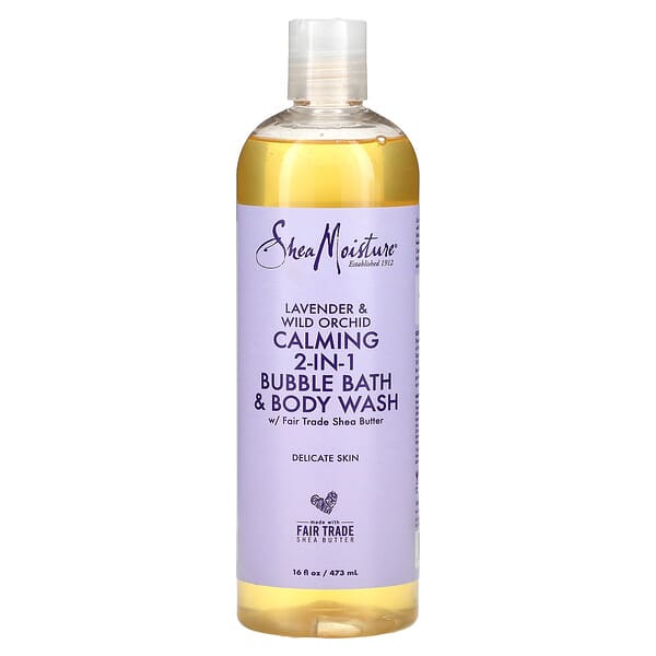 Sheamoisture Calming 2 In 1 Bubble Bath And Body Wash Lavender And Wild