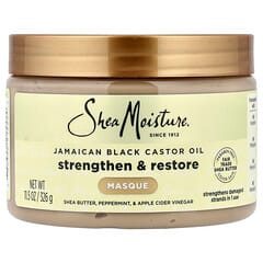SheaMoisture, ямайское чёрное касторовое масло, укрепляющая и восстанавливающая маска, 326 г (11,5 унции)