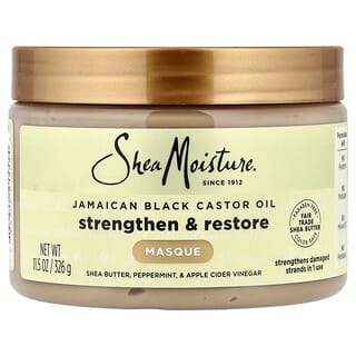 SheaMoisture, Jamaican Black Castor Oil, Strengthen & Restore Treatment Masque, 11.5 oz (326 g)