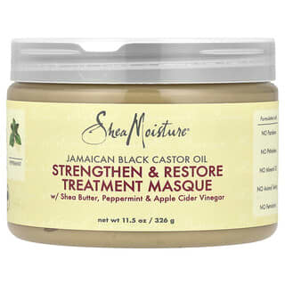 SheaMoisture, Jamaican Black Castor Oil, Strengthen & Restore Treatment Masque, 11.5 oz (326 g)