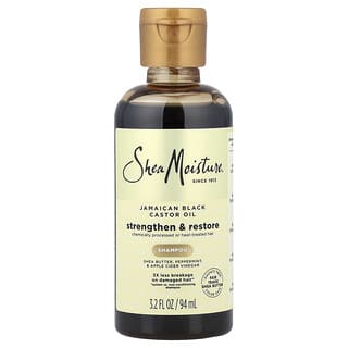 SheaMoisture, Jamaican Black Castor Oil, Shampoo zur Stärkung und Wiederherstellung, 95 ml (3,2 fl. oz.)