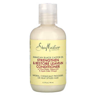 SheaMoisture, Après-shampooing sans rinçage fortifiant et réparateur, Huile de ricin noire jamaïcaine, 94 ml