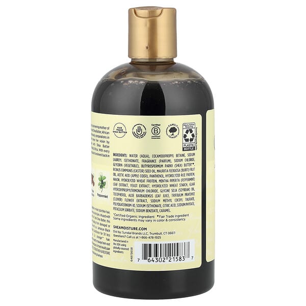 SheaMoisture, Jamaican Black Castor Oil, Shampoo, 13 fl oz (384 ml)