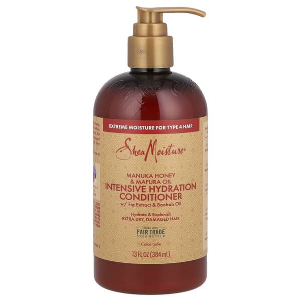 SheaMoisture, 마누카 꿀 & 마푸라 오일, 인텐시브 하이드레이션 컨디셔너, 384ml(13fl oz)