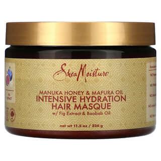 SheaMoisture, Маска для интенсивного увлажнения волос, мед манука и масло мафуры, 326 г (11,5 унции)