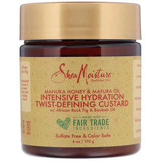 شيا مويستر‏, Manuka Honey & Mafura Oil, Intensive Hydration Twist-Defining Custard, 6 oz (170 g)