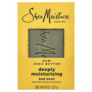 SheaMoisture, Barre de savon au beurre de karité brut, Hydratant en profondeur, 227 g