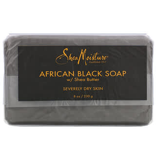 SheaMoisture, الصابون الأفريقي الأسود بزبدة الشيا، 8 أونصة (230 جم)