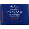 Three Butters Utility Soap, Cleansing Bar for Men, 5 oz (142 g)