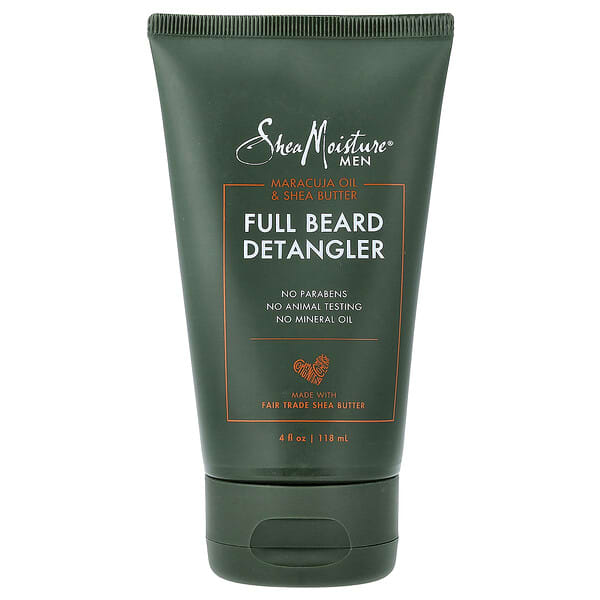 SheaMoisture, 남성용, 전체 수염 디탱글러, 마라쿠자 오일, 시어버터, 1.18ml(4fl oz)