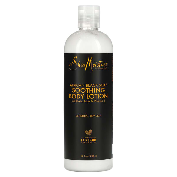 SheaMoisture, Soothing Body Lotion, African Black Soap, 13 oz (369 g)
