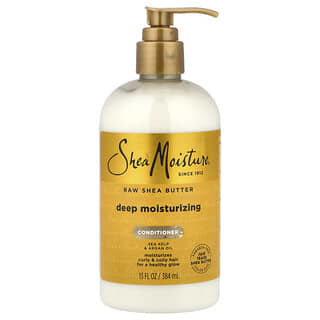 SheaMoisture, Raw Shea Butter, Deep Moisturizing Conditioner, Curly & Coily Hair, 13 fl oz (384 ml)