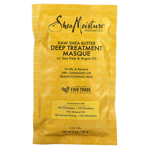 SheaMoisture, Deep Treatment Masque, Raw Shea Butter, 2 oz (57 g)