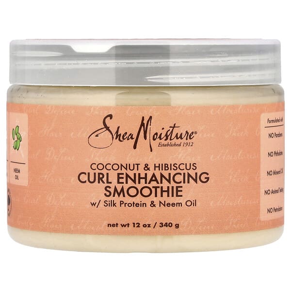 SheaMoisture, Curl Enhancing Smoothie, Coconut & Hibiscus, 12 oz (340 g)