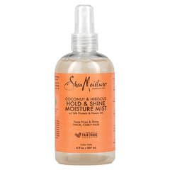 SheaMoisture, Hold & Shine Moisture Mist with Silk Protein & Neem Oil, Coconut & Hibiscus , 8 fl oz (237 ml)
