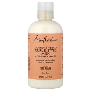 SheaMoisture, Curl & Style Milk, Coconut & Hibiscus,  8 fl oz (237 ml)