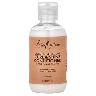 SheaMoisture, Кондиционер для завивки и блеска, для густых вьющихся волос, кокос и гибискус, 95 мл (3,2 жидк. унц.)