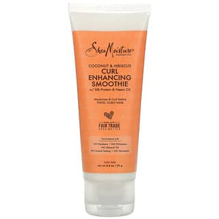 SheaMoisture, Curl Enhancing Smoothie with Silk Protein & Neem Oil, Coconut & Hibiscus, 3.2 oz (91 g)