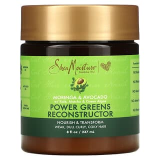 SheaMoisture, Power Greens Reconstructor, Moringa & Avocado, Haarpflege mit Moringa und Avocado, 237 ml (8 fl. oz.)