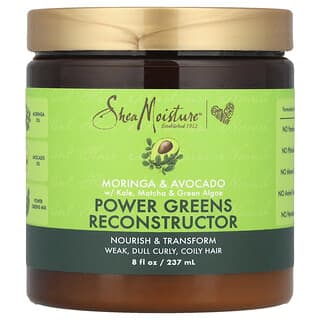 SheaMoisture, Power Greens, восстанавливающий кондиционер для волос, моринга и авокадо, 237 г (8 жидк. унций)