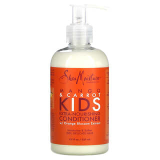 SheaMoisture, Après-shampooing extra-nourrissant pour enfants, Mangue et carotte, 237 ml