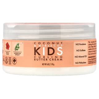SheaMoisture, Kids Curling Butter Cream, Coconut & Hibiscus, 6 oz (170 g)