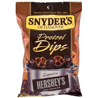 Snyder's, Pretzel Dips, Dipped in Hershey's Milk Chocolate, 4.5 oz (127.6 g)