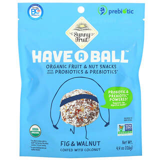 Sunny Fruit, Organic Fruit & Nut Snacks, Fig & Walnut, 4.4 oz ( 126 g)