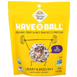 Sunny Fruit, Organic Fruit & Nut Snacks With Protein, Cherry & Hazelnut, 4.4 oz ( 126 g)